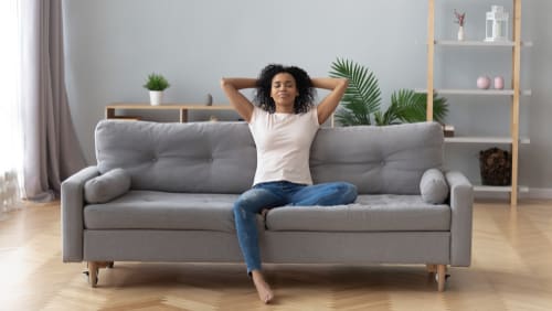 Woman alone or lonely