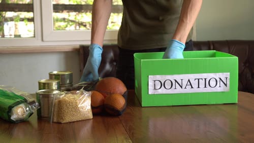 Where to donate food